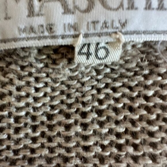 Made in Italy Linen Cardigan Womens Art to Wear Lagenlook Boho Coastal - Picture 8 of 16